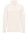 NS428 Native Spirit 1/4 Zip Sweatshirt Ivory colour image